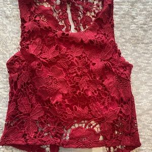 Lace crop top, never worn